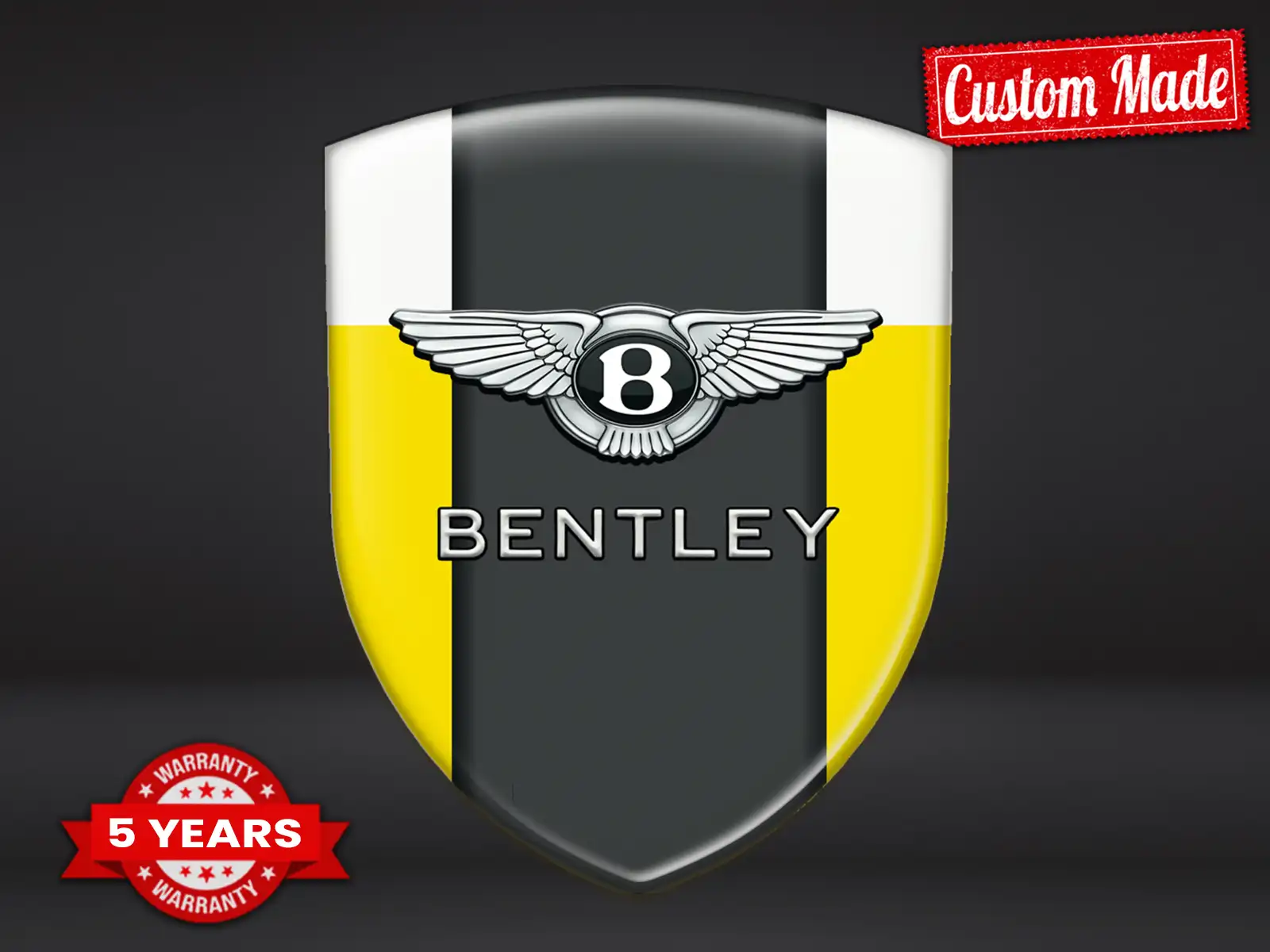 Bentley Stickers Fenêtre Auto Stylés Pro Personnalisés